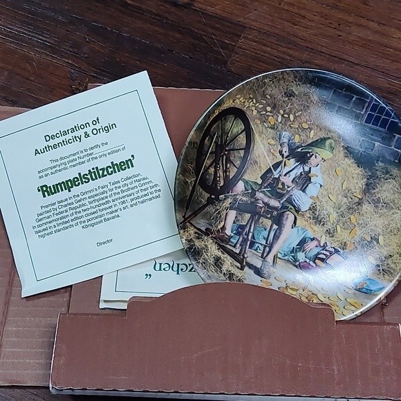 Vintage Rumpelstilzchen Decorative Plate by Charles Gehm - Picture 6 of 7